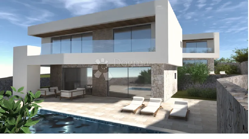 građevinsko zemljište s projektom u vinišću (trogir) - slika 1