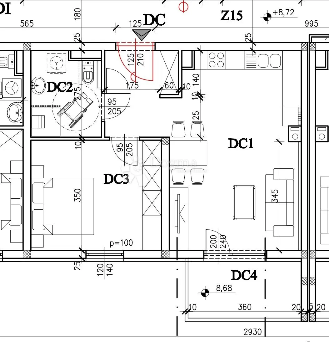 novogradnja na odličnoj obiteljskoj lokaciji (stan dc) - 3.kat - slika 2
