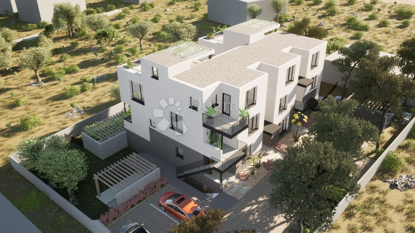 vodice - s2 dvosoban stan u prizemlju s vrtom, 112.32 m2 netto - slika 8