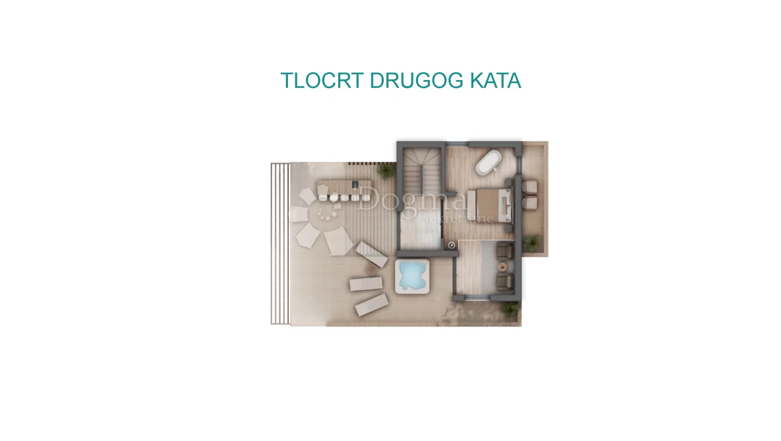 rogoznica - dvornica - jedinstvena vila s otvorenim pogledom na more - slika 42