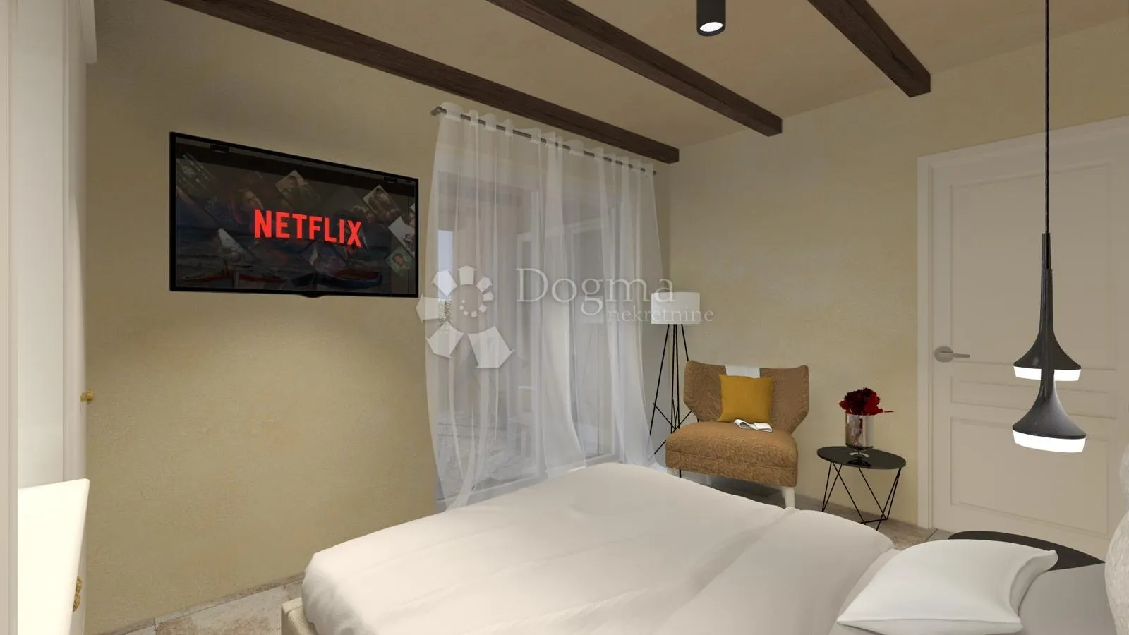 kamen villa u mirnom okruženju otoka krka - slika 46
