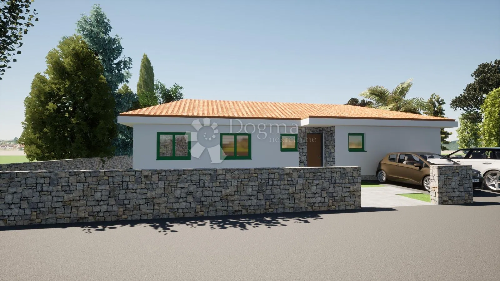 žminj. građevinsko zemljište sa projektom i građevinskom dozvolom - slika 8