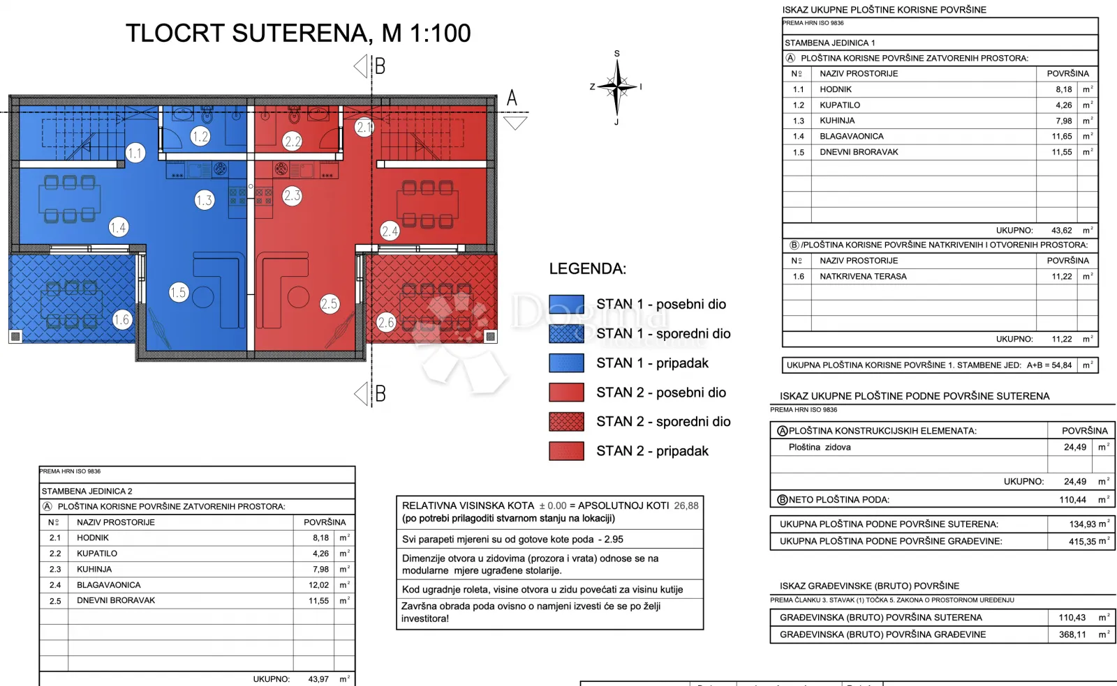 vodice - luksuzna dvojna kuća sa bazenom i pogledom s2 - slika 13