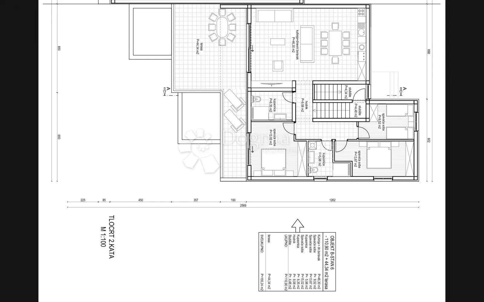 grebaštica - penthouse 40m od mora (zgrada b - novogradnja)) - slika 6