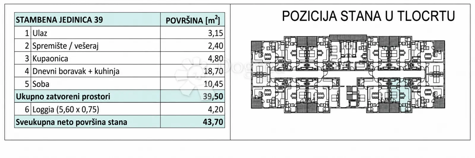 pretprodaja stanova – moderan stan na 2. katu novogradnje, varaždin | 39,50 m² + loggia - slika 9