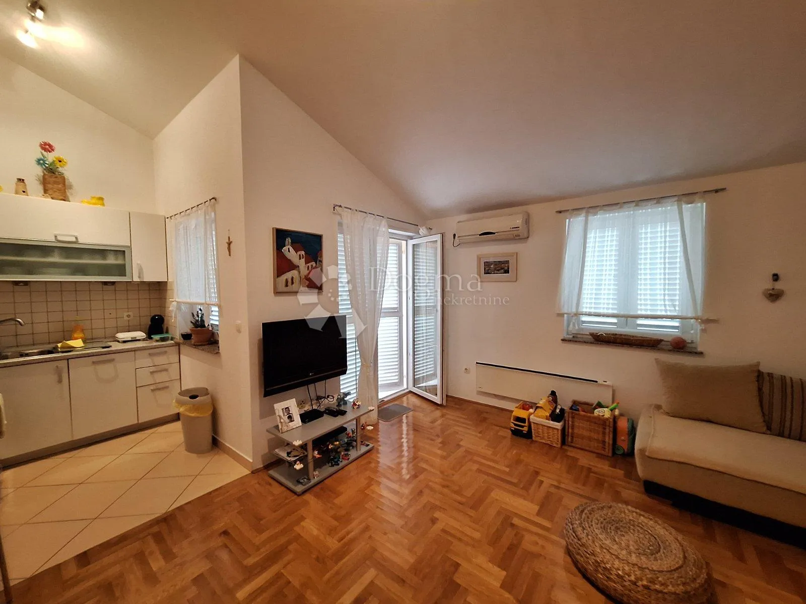 malinska, dvosobni apartman sa pogledom na more - slika 2