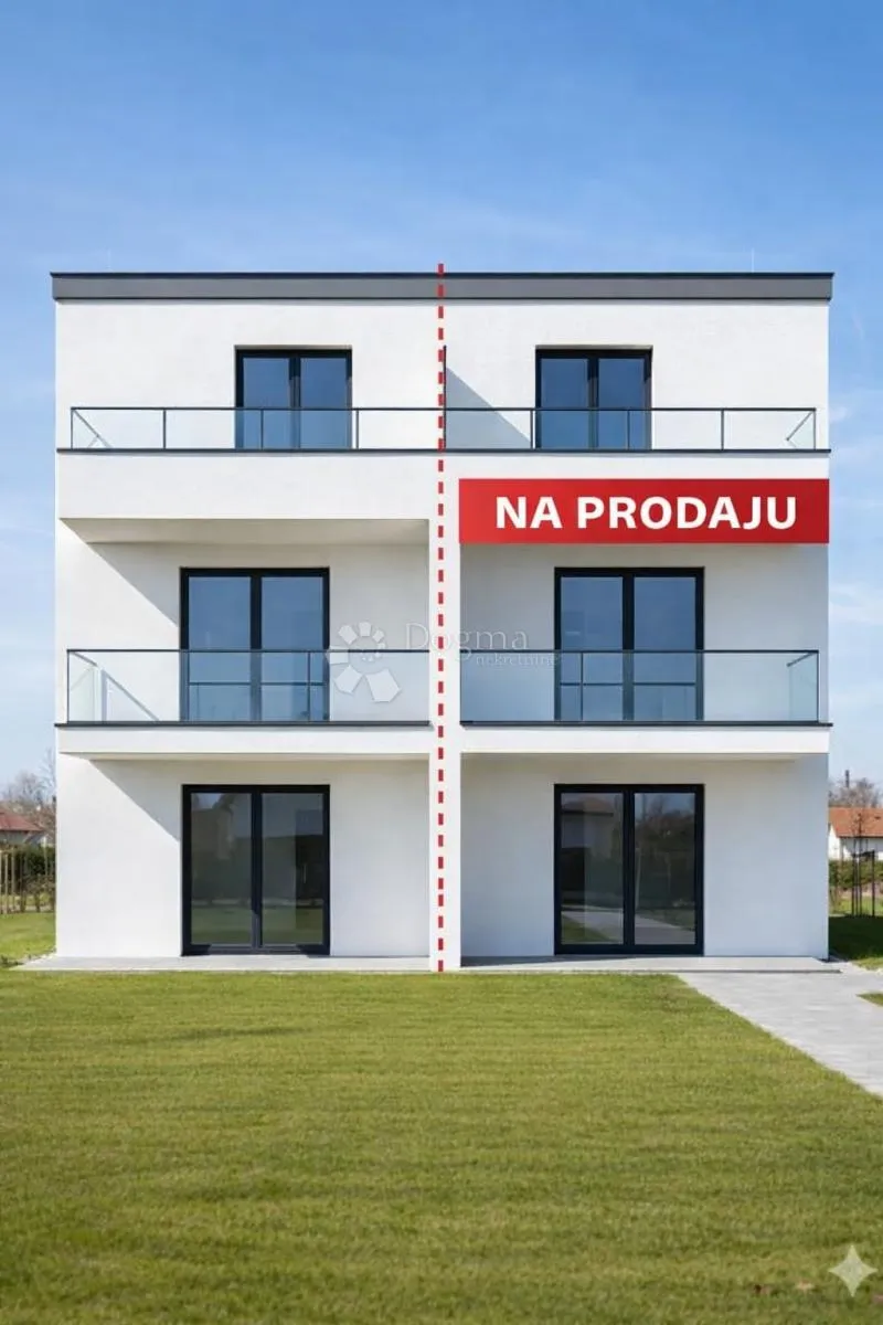 privlaka(škrapavac) - novogradnja/stan s okućnicom - slika 1