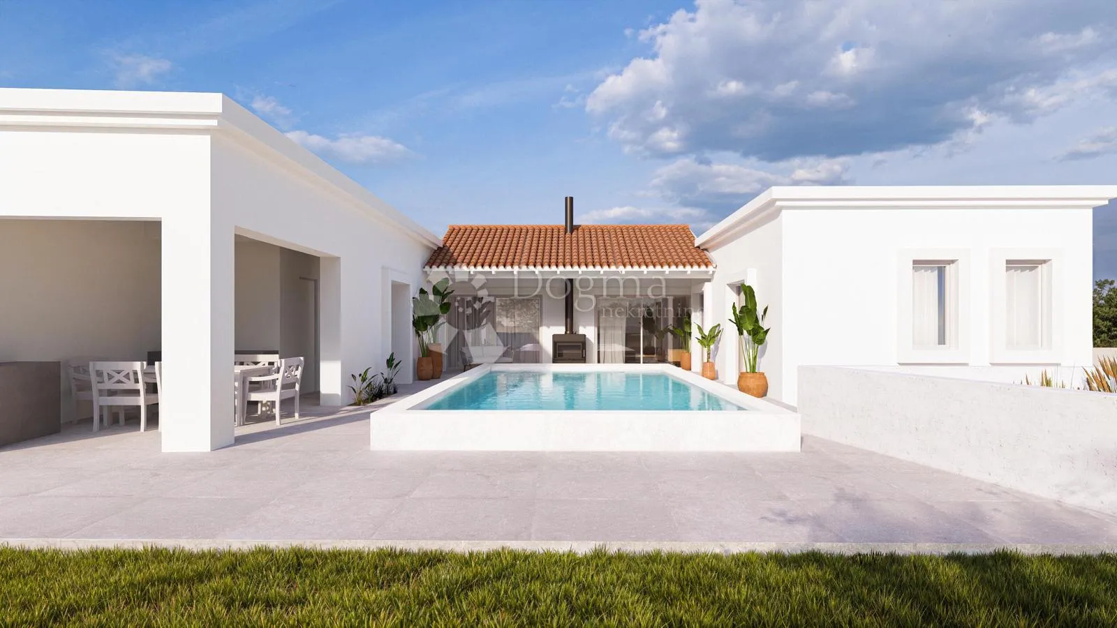 ninski stanovi - luksuzna mediteranska vila s bazenom - slika 3
