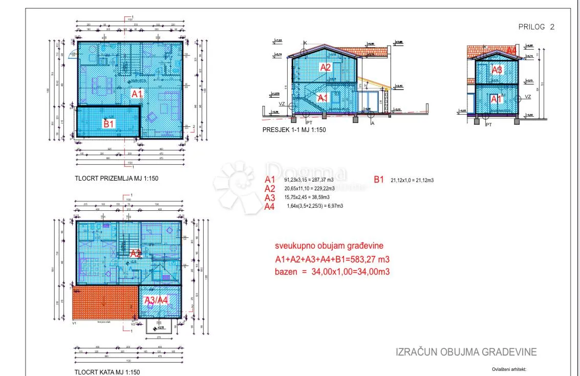 kuća s bazenom u marčani – 175 m², mirna lokacija - slika 6