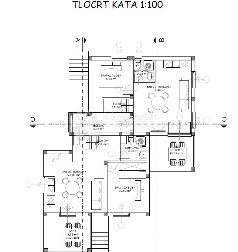 jezera murter – apartman 400 metara do mora 66 m2 sa prekrasnim pogledom c4 - slika 9