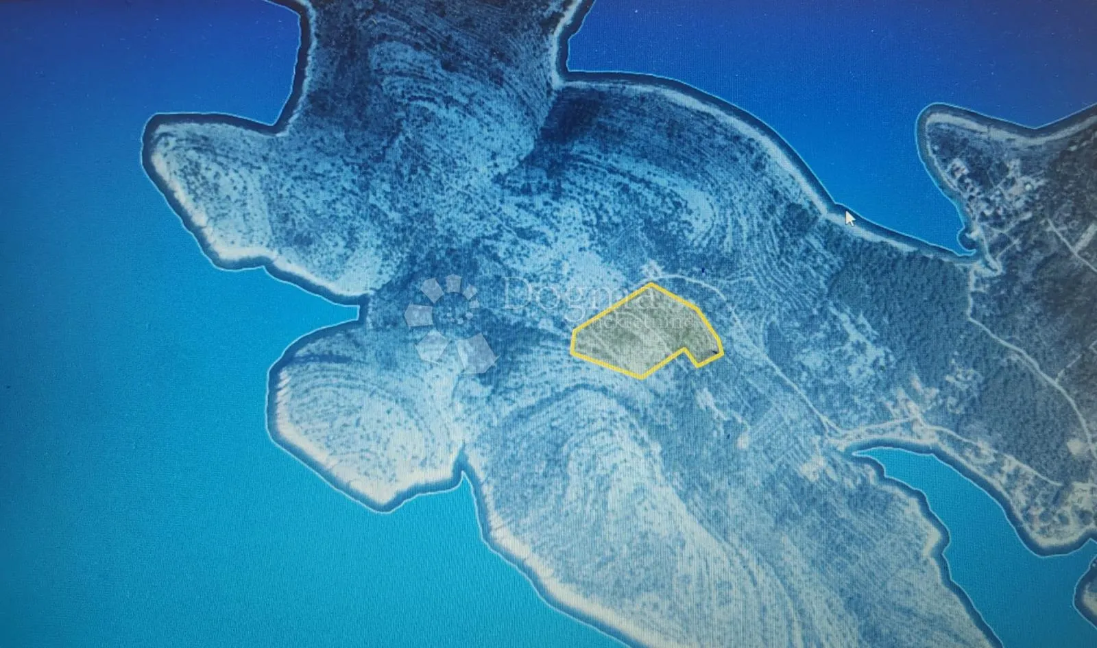 OTOK ŽIRJE - zemljište s otvorenim pogledom na more s mogućnošću gradnje 3 objekta - Žirje, Šibenik