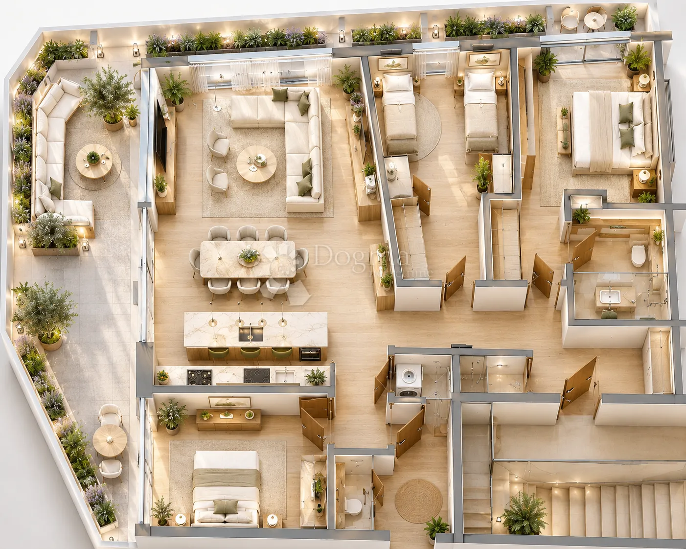 lux trosoban stan na top lokaciji – rovinj, 400m od mora - slika 7
