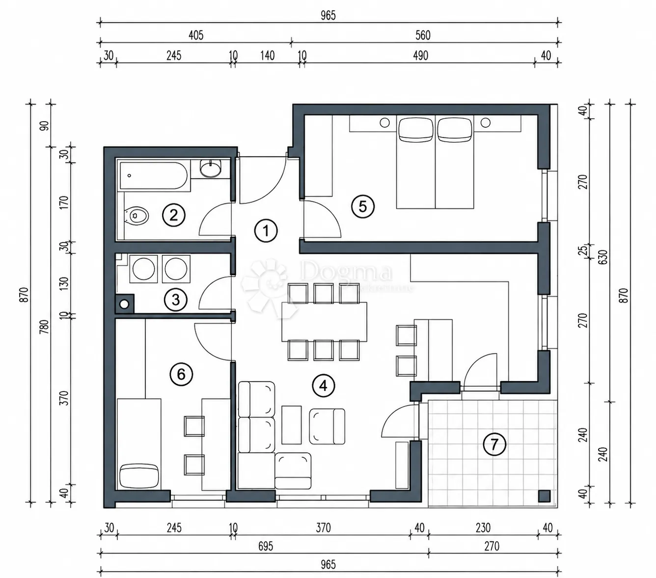 pretprodaja stanova – moderan stan na 2. katu novogradnje, varaždin | 58,75 m² + loggia - slika 8