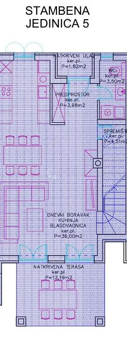 barban okolica, kuća u nizu s bazenom i 3 spavaće sobe - slika 6