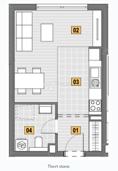prodaja stana – 1-sobni stan, senj s02 - slika 5