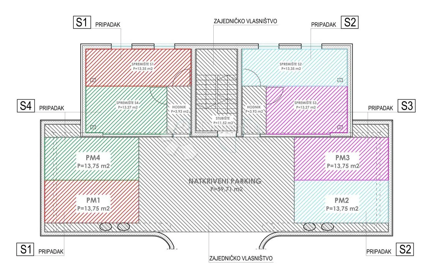 diklo, zadar - penthouse s pogledom na more - slika 16