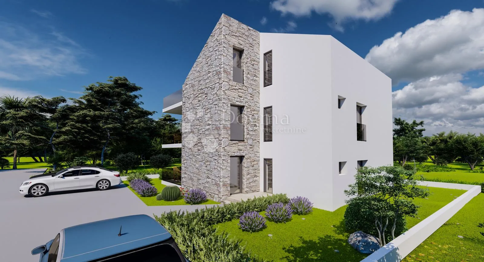 vrsi - luksuzni trosobni apartman 100m od mora, potkrovlje - slika 2