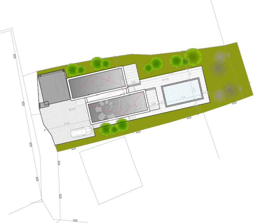 građevinsko zemljište s projektom i prekrasnim pogledom – 100 m od prokljanskog jezera - slika 6