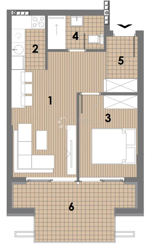 projekt jahorina - zgrada e apartman 38, 5. kat - slika 3