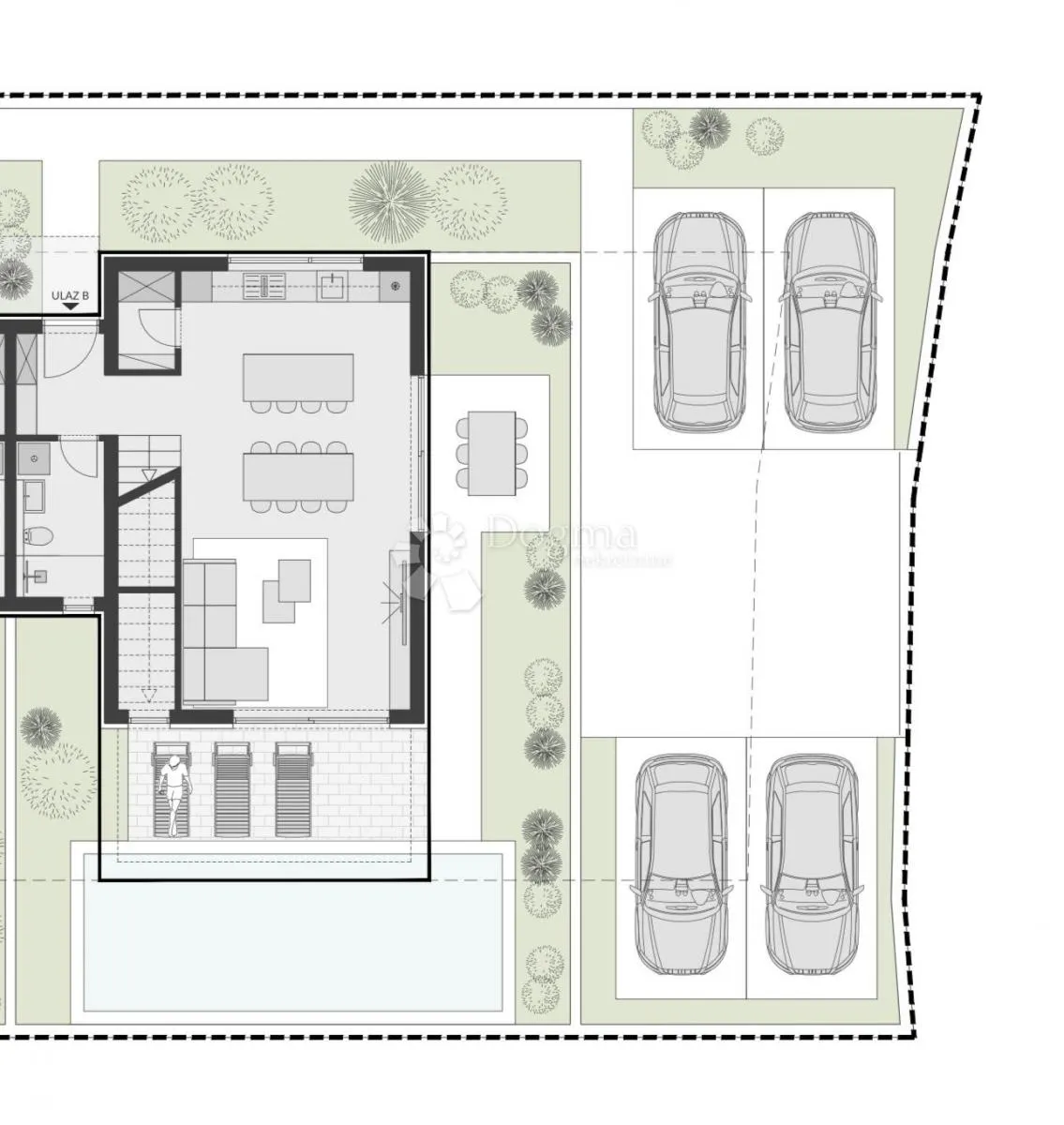 duplex vila - b (roh-bau) - slika 4