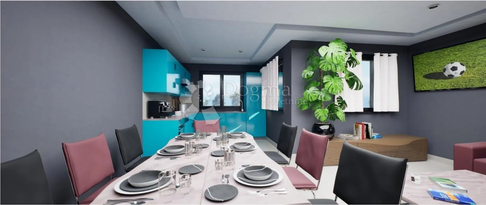 penthouse štinjan – 600 m od mora – pogled na brijune – ključ u ruke - slika 6