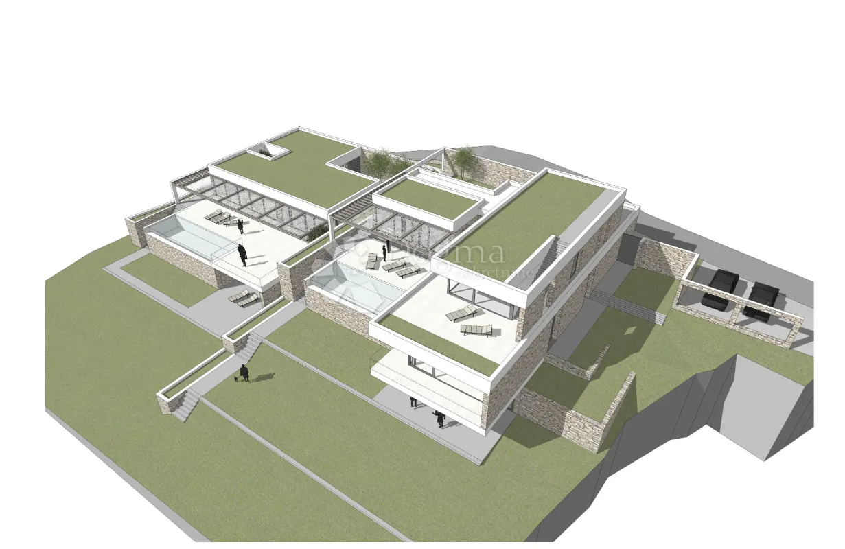 ekskluzivno građevinsko zemljište s projektom i panoramskim pogledom – rogoznica - slika 8