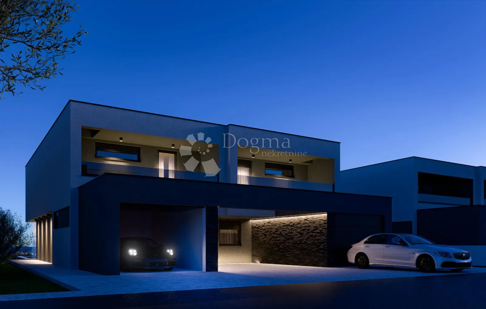 vodice – moderna dvojna kuća s bazenom i prostranom okućnicom u izgradnji (d-1) - slika 10