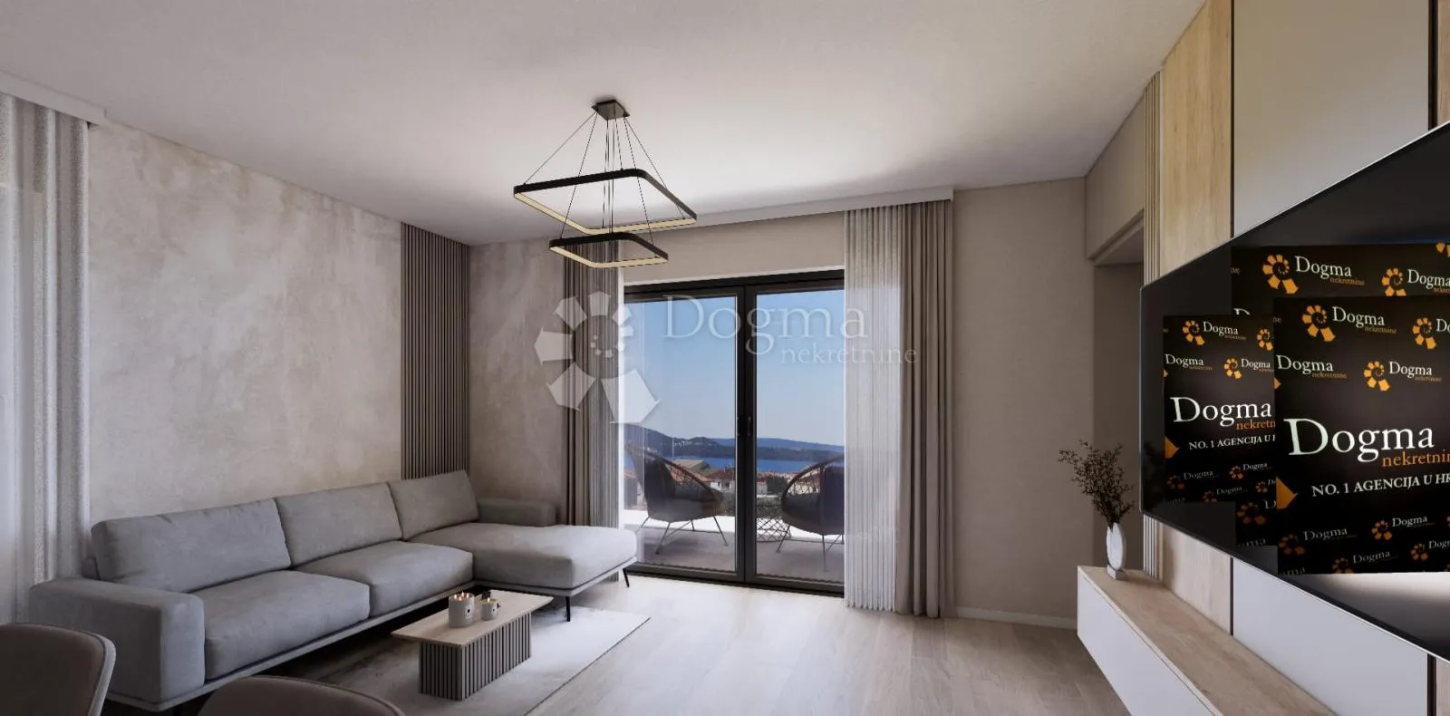 seget donji, ekskluzivan stan s vrtom 91,70m2 i pogledom na more / novogradnja u izgradnji, a1 - slika 2