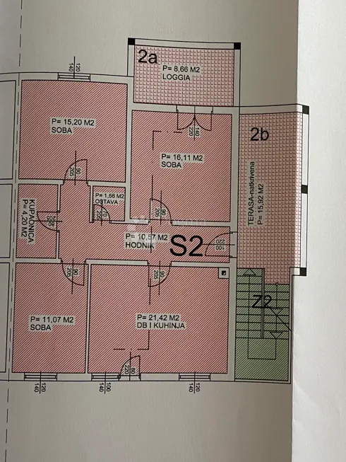trosobni stan na prvom katu, supetar - slika 13