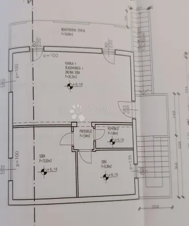 samostojeća kuća 70 m od mora, mastrinka - slika 24