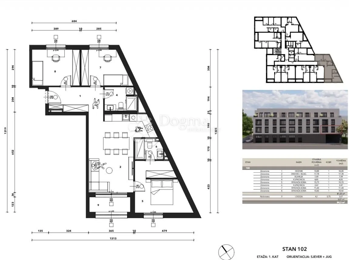s102 - črnomerec -mandalićina - nova rezidencija od 30 do 107 m2 - slika 5
