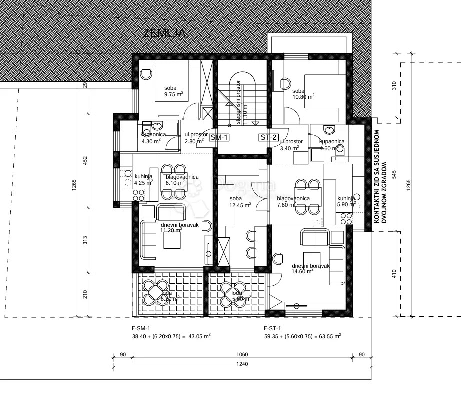 jednosoban stan makarska zf sm1 - slika 2