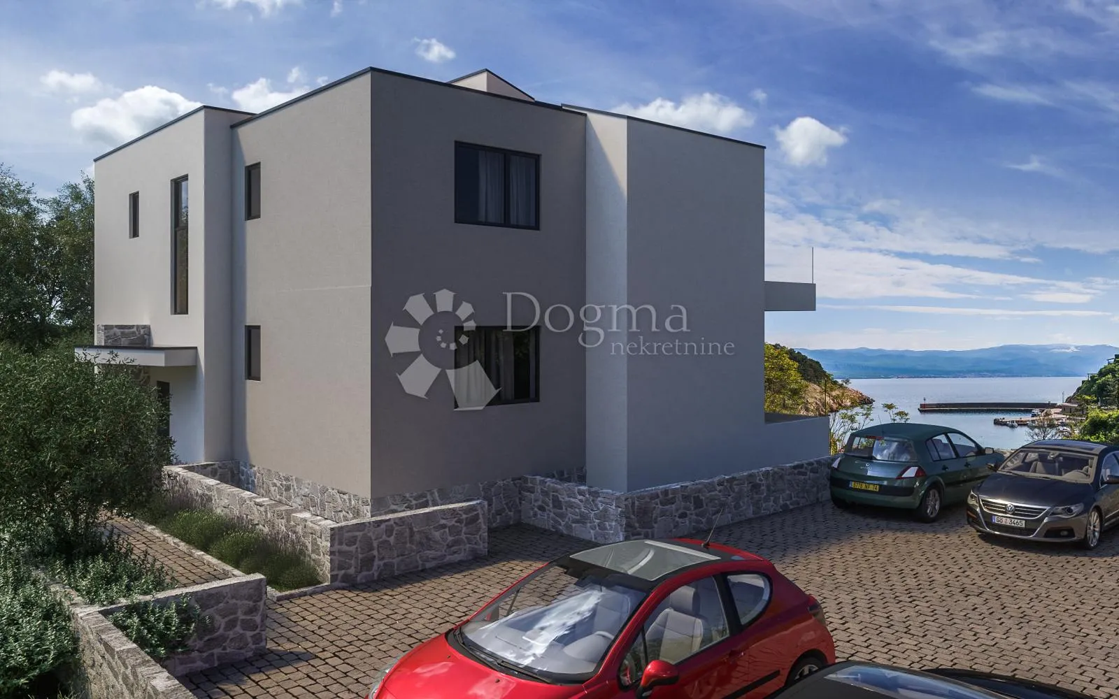 vrbnik, apartman sa bazenom 50 m od mora - slika 9