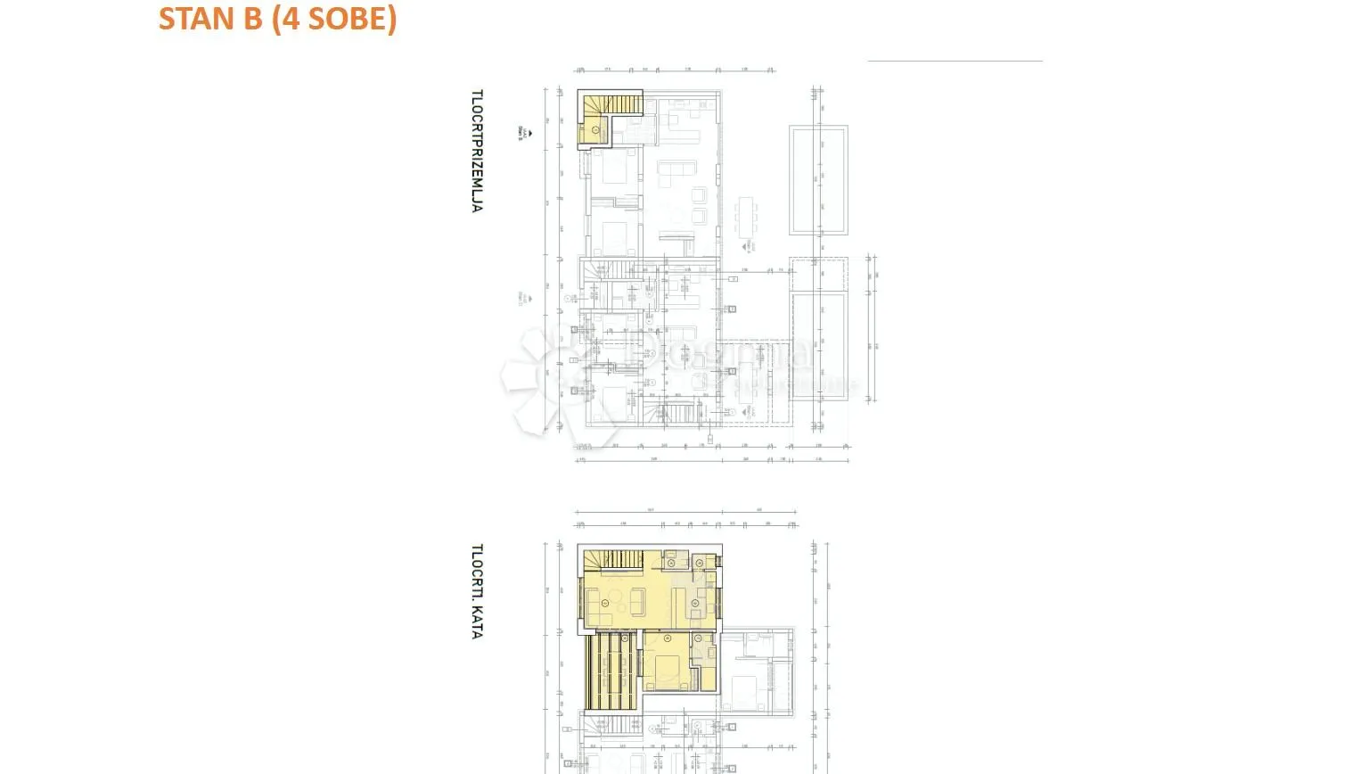 novogradnja vrsi – dvoetažni stan s terasama, 300 m od mora - slika 4