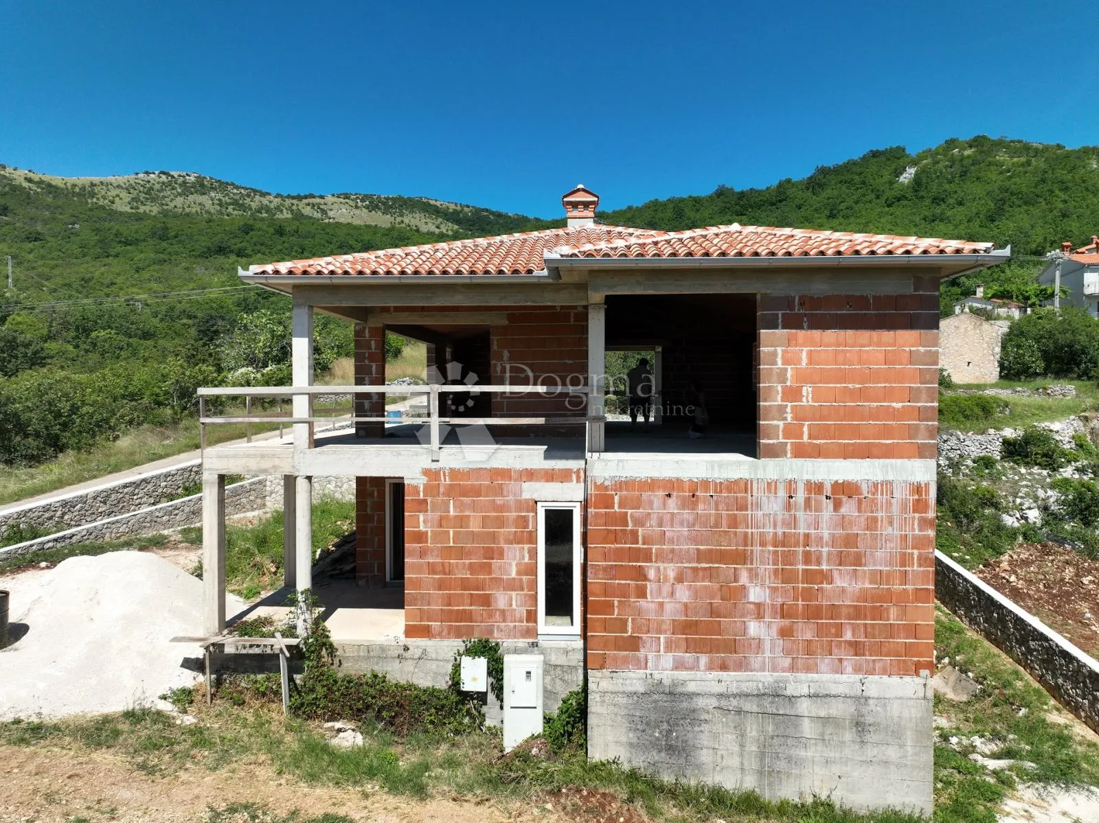 kuća u izgradnji s pogledom na more - slika 6