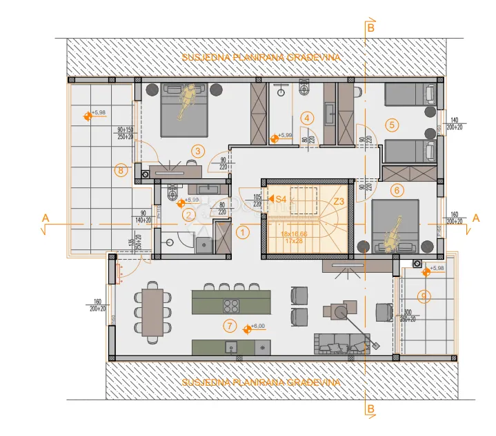 ekskluzivno! novogradnja štinjan penthouse - 131 m2, 2. kat (z3 s4) - slika 7