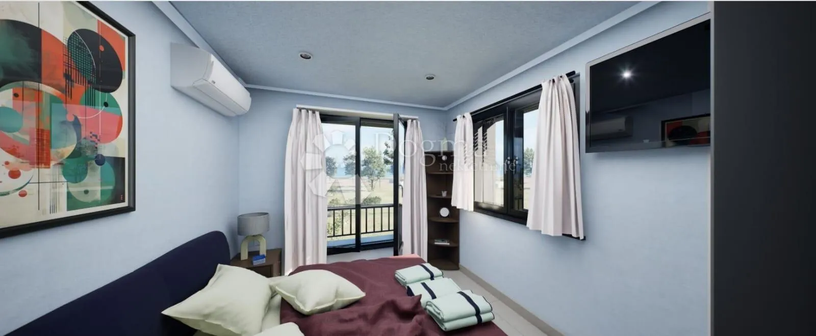 penthouse štinjan – 600 m od mora – pogled na brijune – ključ u ruke - slika 9