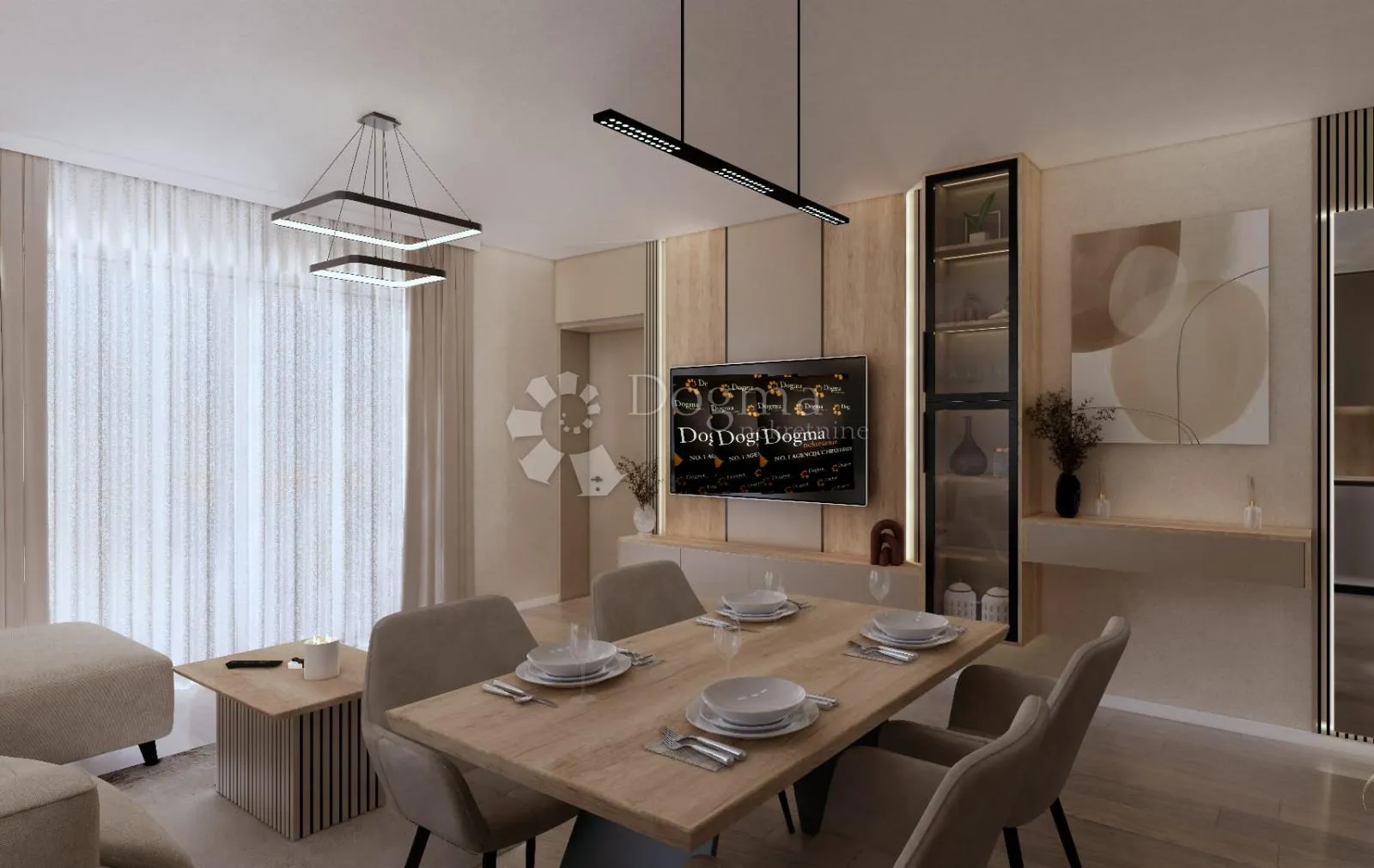 seget donji, ekskluzivan stan s vrtom 142,80m2 i pogledom na more / novogradnja u izgradnji, stan a2 - slika 8