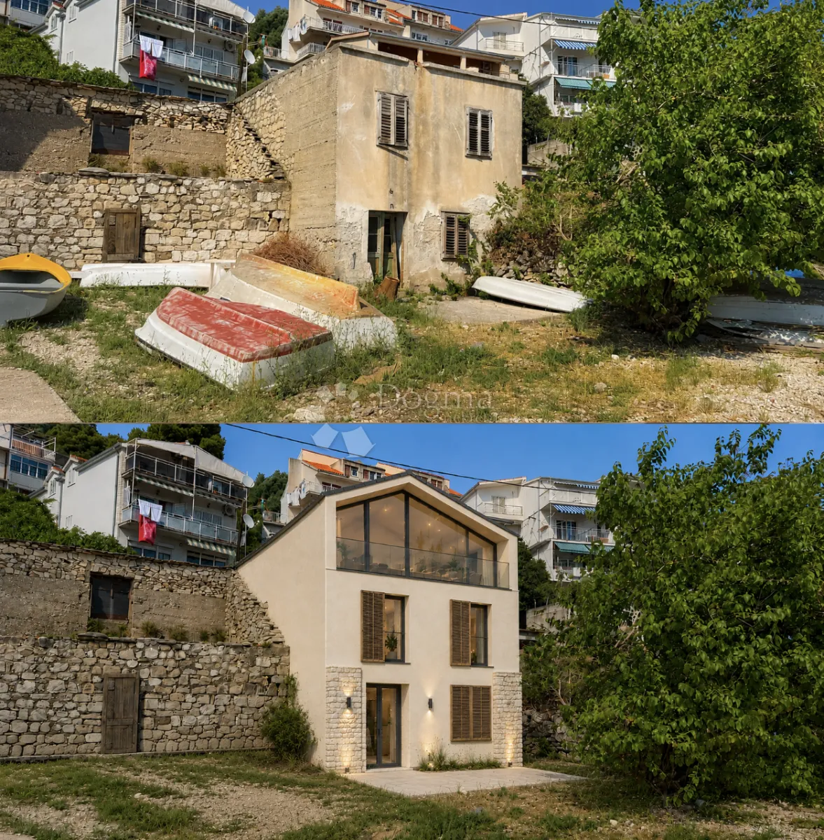 Kuća za adaptaciju na samoj plaži u Jesenicama I izravan pristup plaži - Jesenice, Dugi Rat