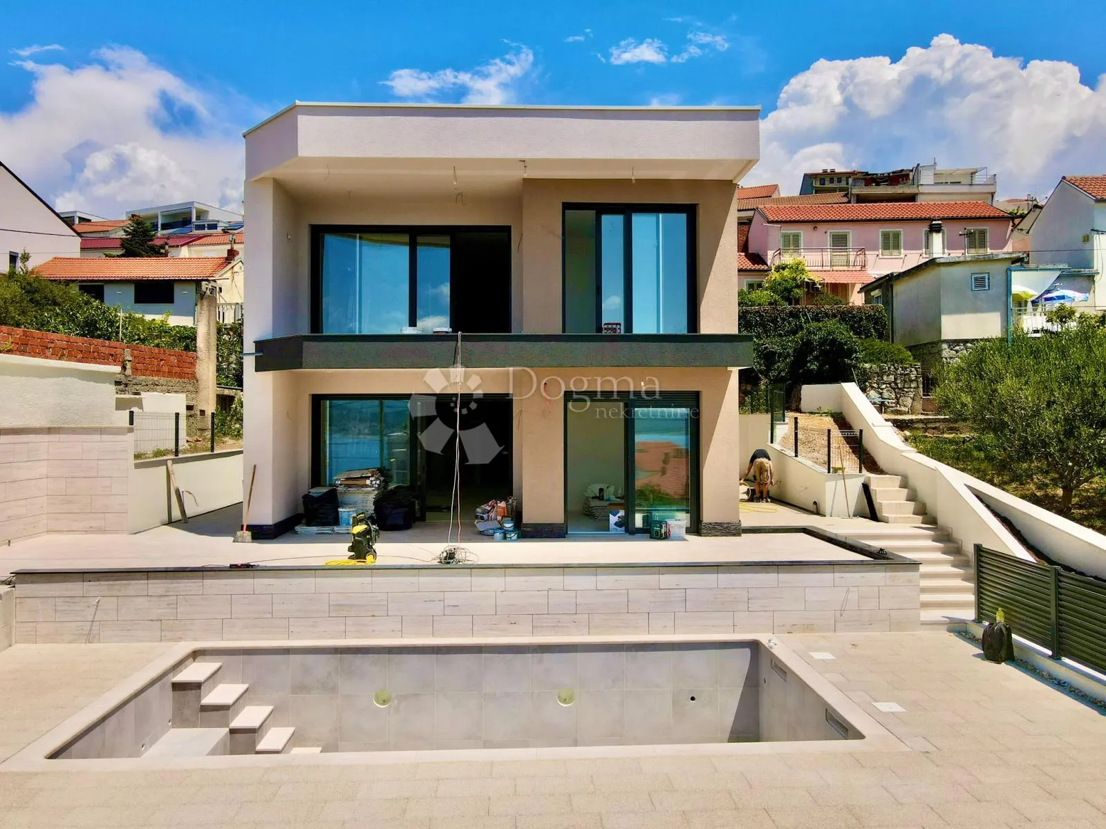 Luksuzna moderna vila s bazenom i spektakularnim panoramskim pogledom na more - Crikvenica