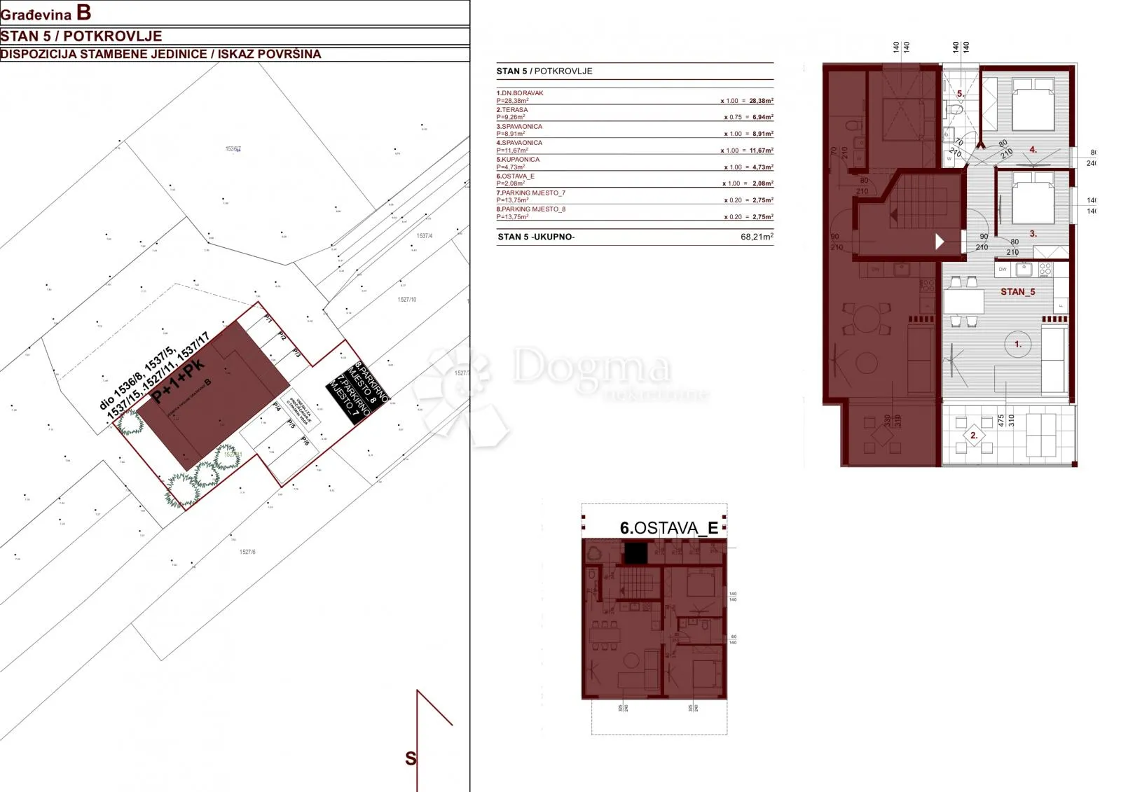 bibinje - stan b5 68,21 m2 - slika 21
