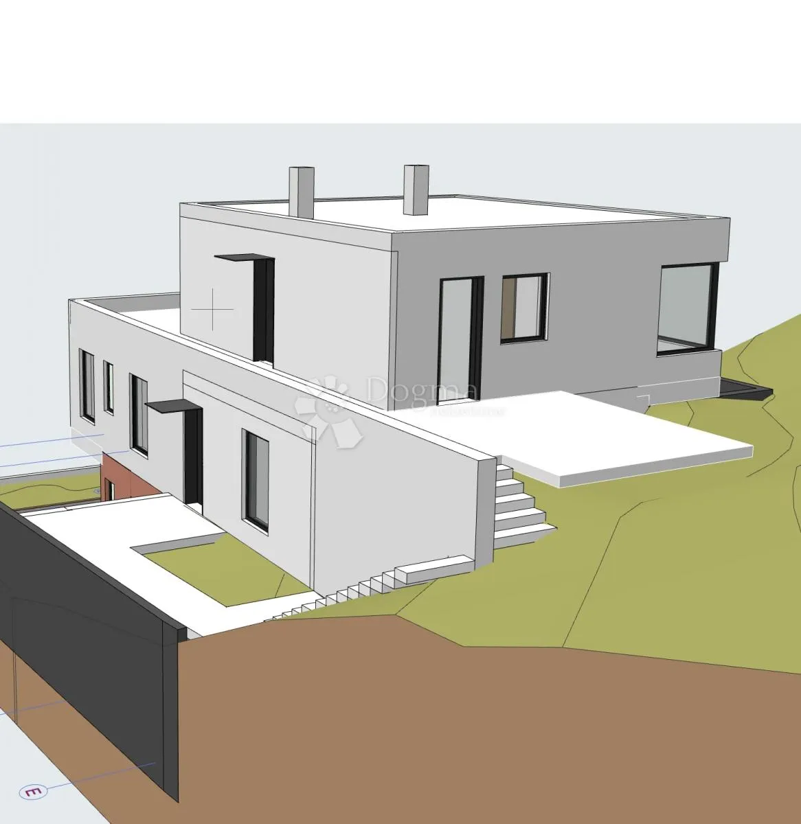građevinsko zemljište s projektom i dozvolom, črnomerec, 1640m2 - slika 3