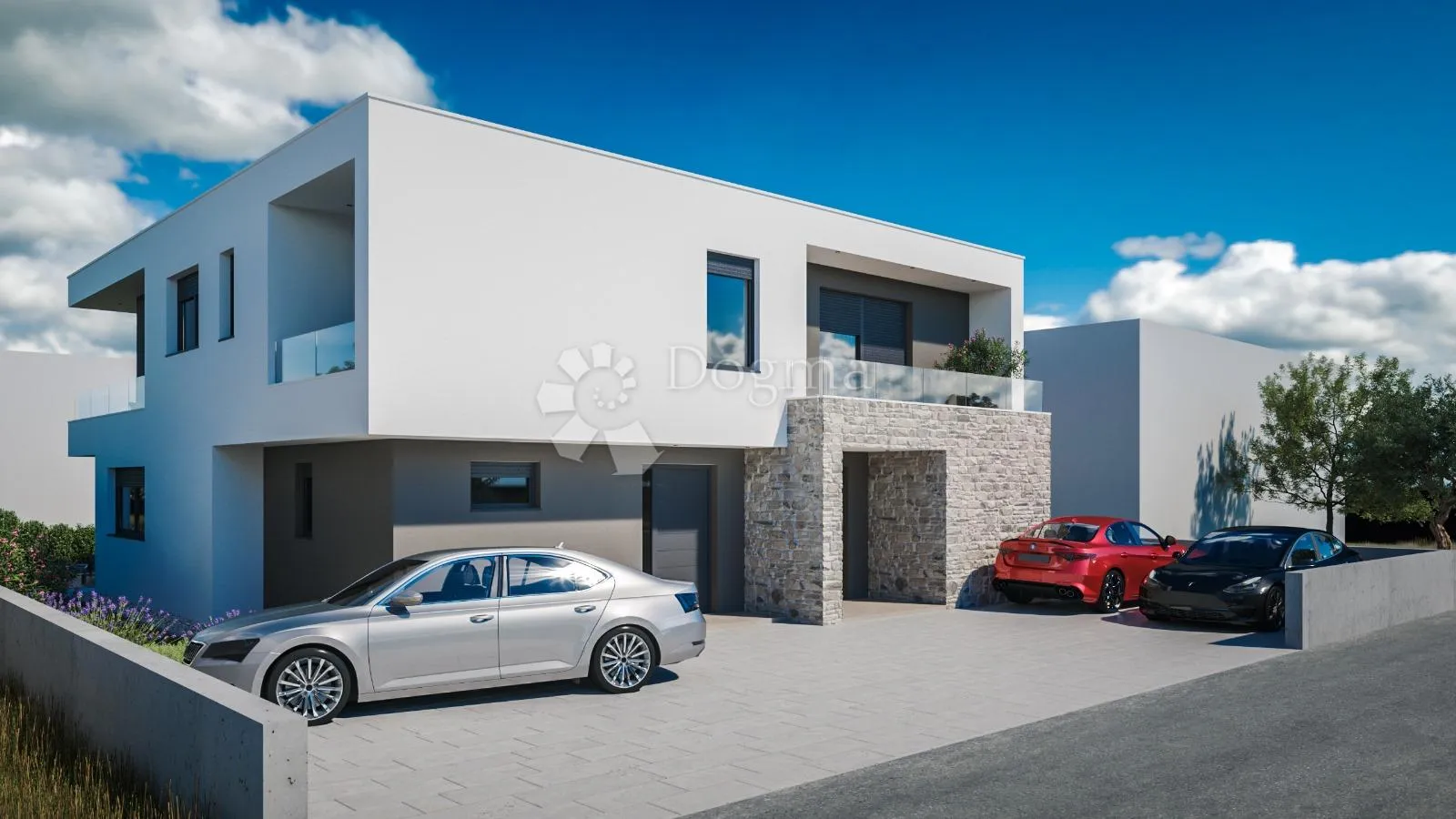 vodice – moderna dvojna kuća s bazenom na mirnoj lokaciji! s2 - slika 9