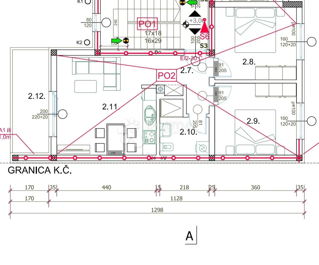 novogradnja valdebek- 2ss+db 1.kat - slika 1