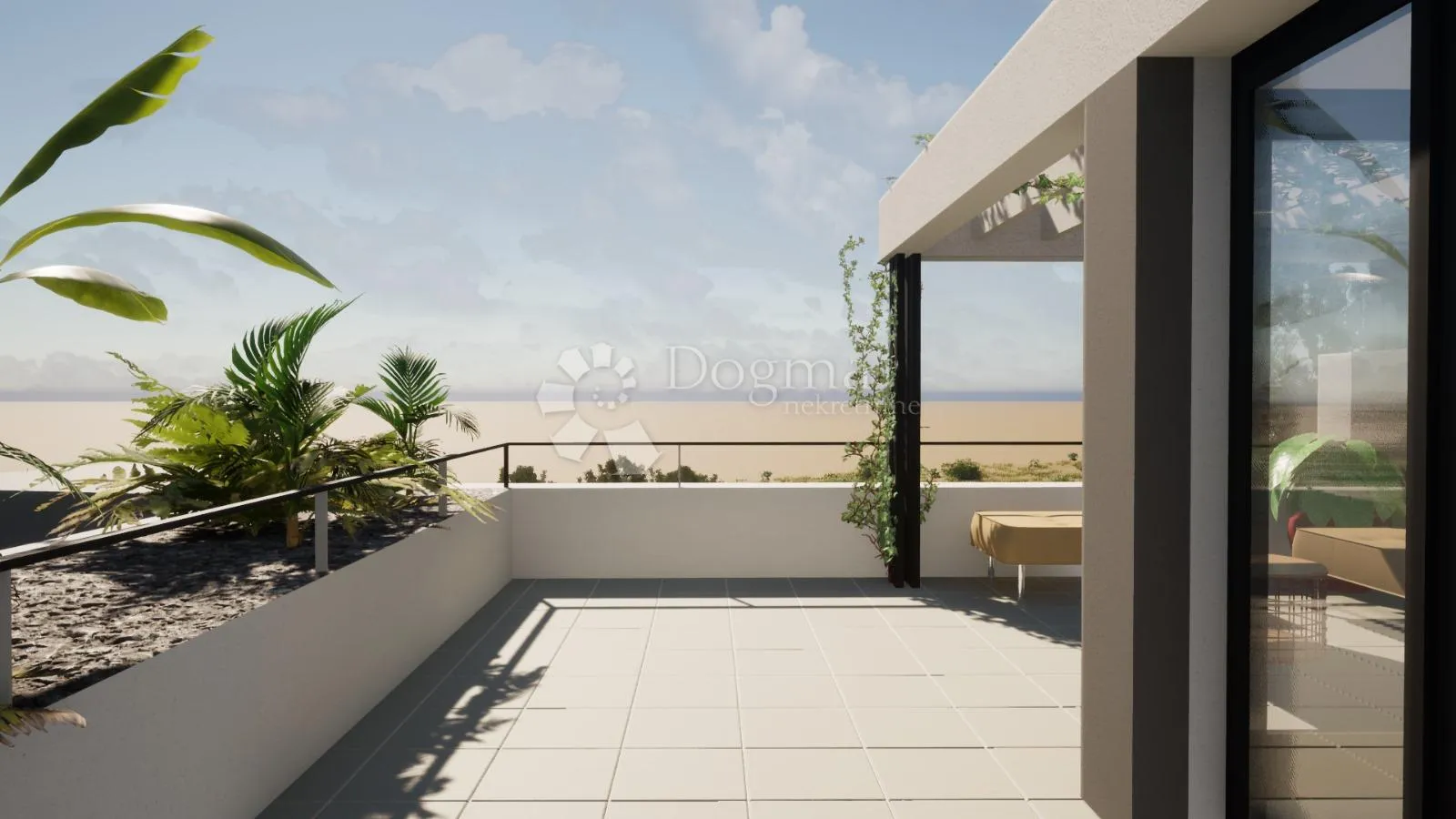 vodice - s5 dvoetažni penthouse na 1. i 2. katu s vrtom i krovnom terasom, 159,01 m2 netto - slika 18
