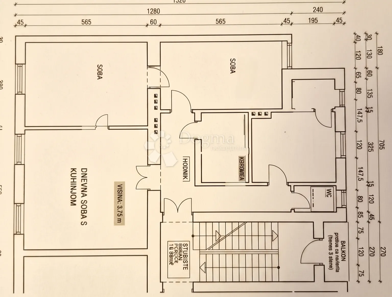 centar zagreb 111m2 - slika 25
