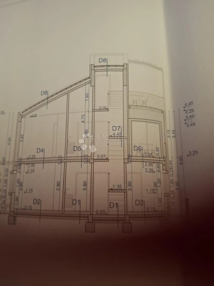 parcela s građ. dozvolom i projektom – blizu centra vira, 150m od mora - slika 4