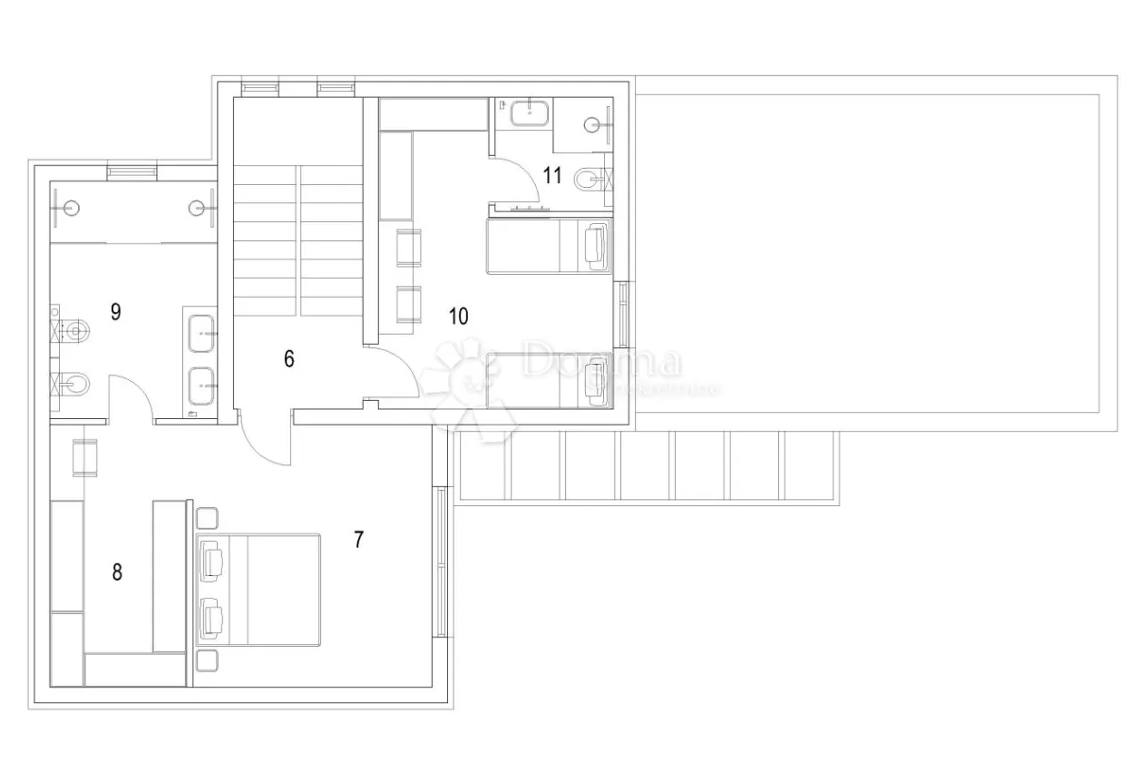 barban, građevinsko zemljište 680m2, projekt! - slika 5