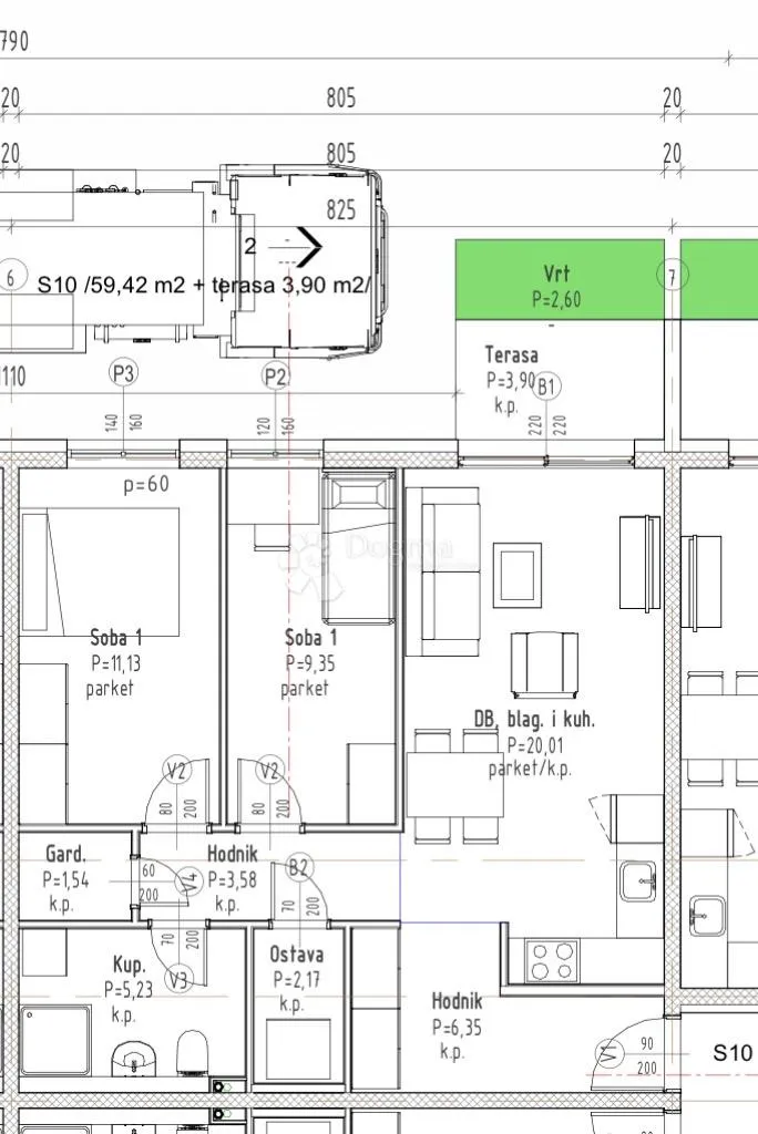 s10-novogradnja - gradići - od 3.000€ po m2 - vl.gor - slika 2