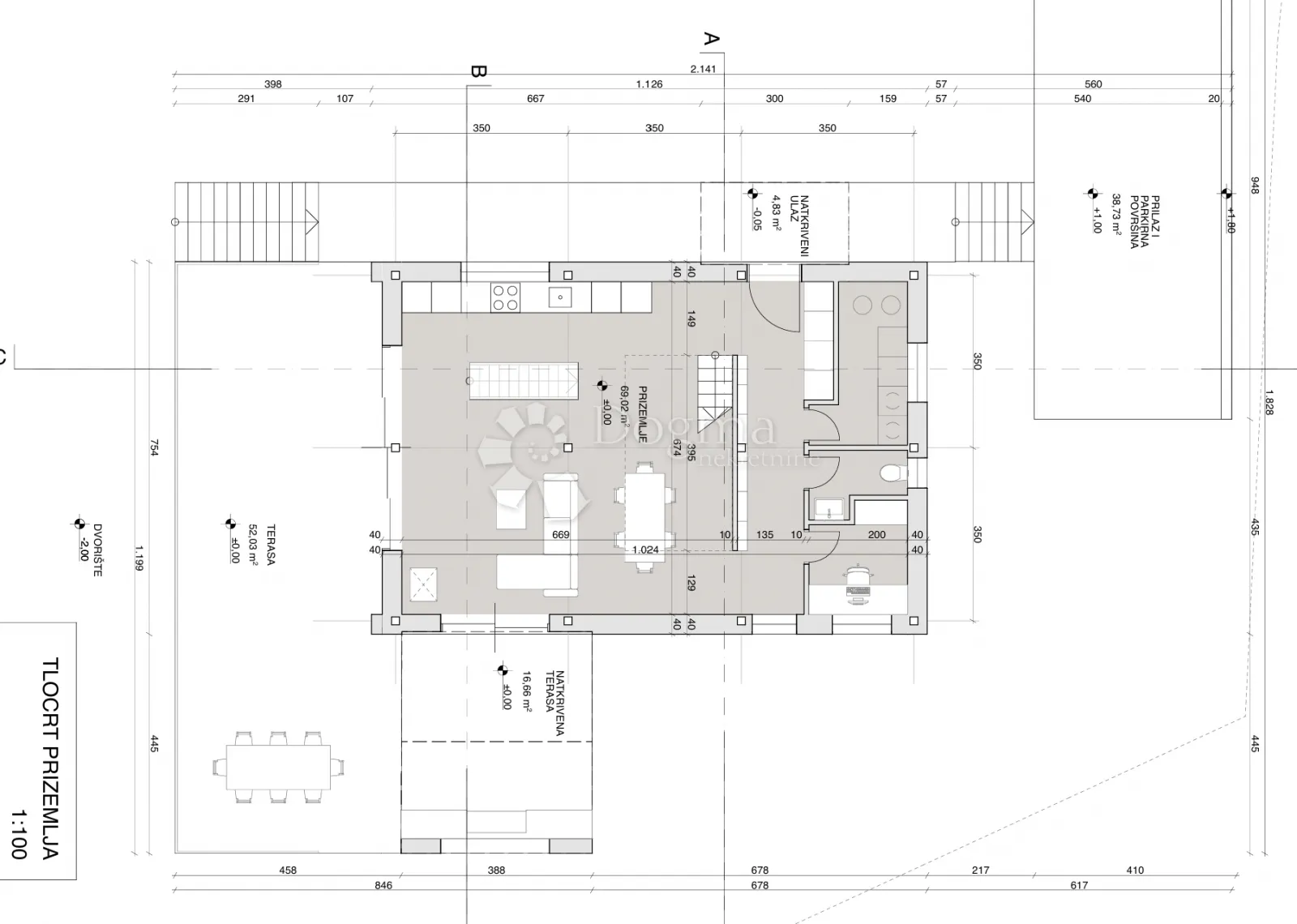 zemljište s projektom, pavučnjak, 1600m2 - slika 7